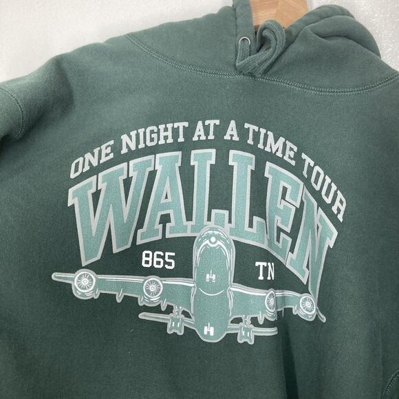 Morgan Wallen Hoodie Sweatshirt Pullover Mens XL One Night At A Time Tour 2024 - Picture 3 of 16